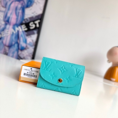 LOUIS VUITTON ロザリー コインパース モノグラム アンプラント レザー レディース 11×8×2.5cm