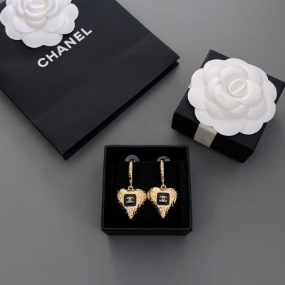 シャネル スタイル ピアス ハート