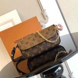 LV ショルダーバッグ ウォレットオンチェーン アイビー 23.5×12×4.3cm