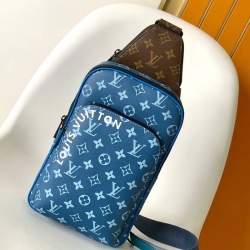 LOUIS VUITTON アベニュー スリングバッグ モノグラムマカサル メンズ 31×20×7cm