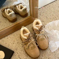 【MIUMIU】ドイツトレーニングスニーカーファースニーカーレディース