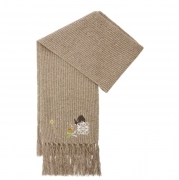 ロエベ Sunafujitaコラボ。刺繍スカーフ 30x200cm