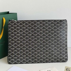 GOYARD MGM クラッチバッグ コットンキャンバス ユニセックス 37×26×1.5cm