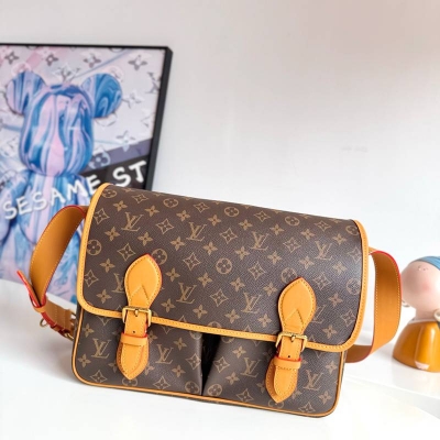 LOUIS VUITTON サッチェル メッセンジャーバッグ モノグラム メンズ 35.5×24×12cm
