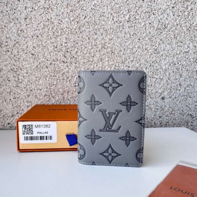 LOUIS VUITTON ポケット オーガナイザー モノグラム シャドウ レザー メンズ 8×11×1cm