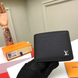 LOUIS VUITTON ミュルティプル ウォレット タイガレザー メンズ 11.5×9×1.5cm