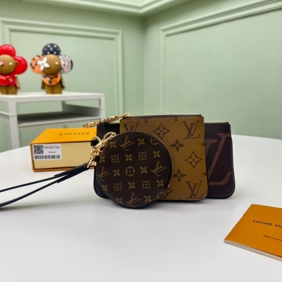 LOUIS VUITTON トリオ ポシェット モノグラム キャンバス レディース 19.5×11.5×3cm