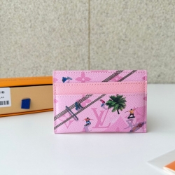 LOUIS VUITTON ポルト カルト ダブル モノグラム キャンバス メンズ 11×7×1.5cm