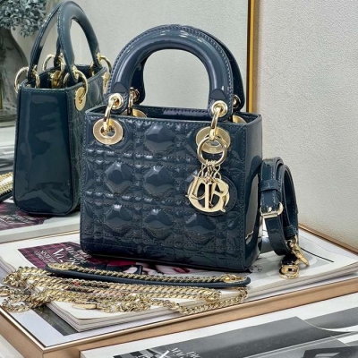 ディオール ハンドバッグ レディディオール 17×7×15cm