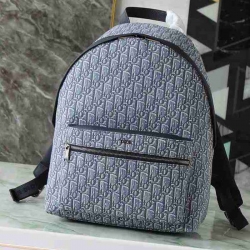 ディオール スタイル ライダー リュック オブリーク ブルー サイズ：29.5×42.5×15cm