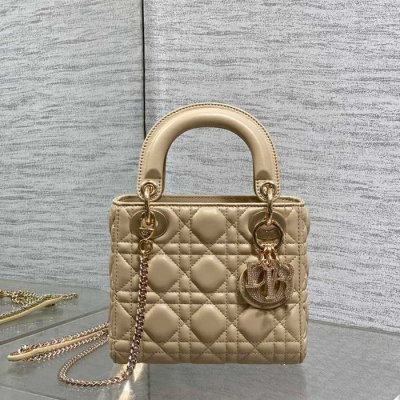 ディオール ハンドバッグ レディディオール 17×7×15cm