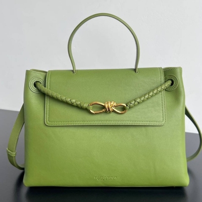 BV ショルダーバッグ レザー ハンドバッグ チャオチャオ 34×26×15cm