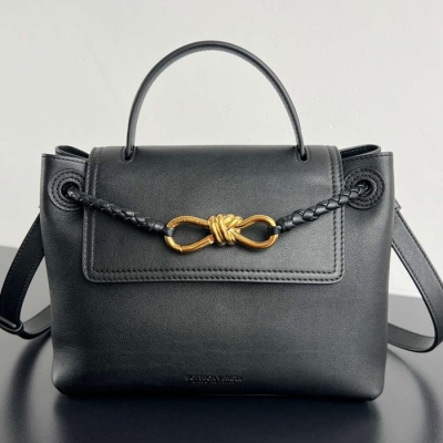 BV ショルダーバッグ レザー ハンドバッグ チャオチャオ 26×19×10.5cm