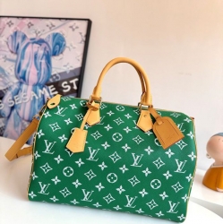 LOUIS VUITTON スピーディ P9 バンドリエール 40 モノグラムレザー メンズ 40×26×23cm