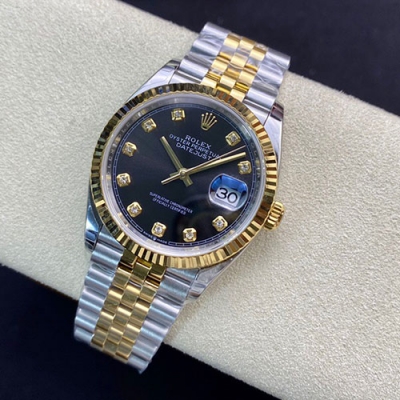 ROLEX M126233 デイトジャスト 36mm ブラック 人気NO.1
