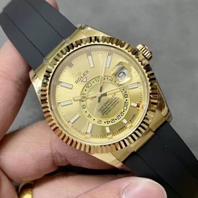 ROLEX m336238 スカイドゥエラー 42mm シャンパン 9002搭載