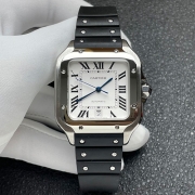 CARTIER WSSA0009 サントス ドゥ カルティエ LM ラバー 本物級