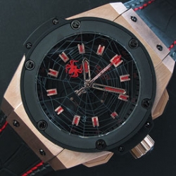 HUBLOT キングパワー スパイダーバン クォーツ搭載 精巧設計