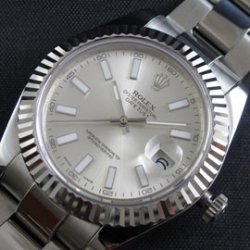 ROLEX デイトジャスト シルバーダイヤル 24時間受注