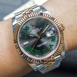 ROLEX M126331 Noob 41mm グレー/グリーンローマ 3235搭載