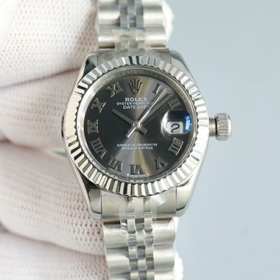 ROLEX M279174 デイトジャスト 28mm ダークグレーローマ