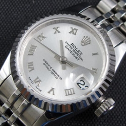 ROLEX デイトジャスト レディス シルバー文字盤 彼女へ