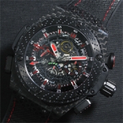 HUBLOT キングパワー アイルトンセナ 28800振動 自動巻き スケルトン クロノグラフ