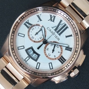 CARTIER カリブル ドゥ 18Kピンクゴールド クロノグラフ お得に買い物