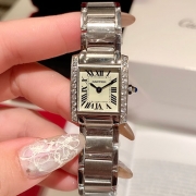 CARTIER W4TA0009 タンクフランセーズ MM 2024信頼ストア