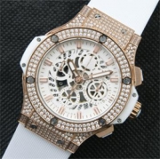 HUBLOT アエロバン ホワイトスケルトン ラバーベルト 2年保証付き