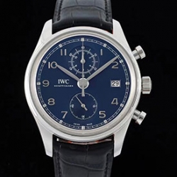IWC ポルトギーゼ クロノグラフ IW390303 ブルー ZF工場 コピー