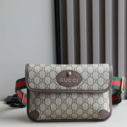 GUCCI GGスプリーム ウエストバッグ メンズ 24×16.5×3.8cm