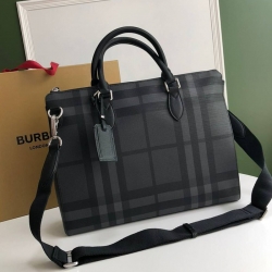 BURBERRY ブリーフケース スモーキーチェック メンズ 40×30×9cm