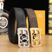 LV メンズ ベルト 自動バックル 35mm