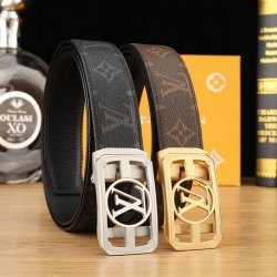 LV メンズ ベルト 自動バックル 35mm