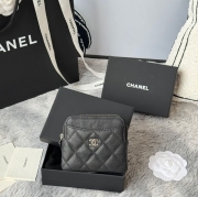 CHANEL コインパース カーフレザー レディース 11×9.5×1.5cm