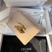 CELINE トリオンフ カードケース カーフレザー レディース 10.5×7×1cm