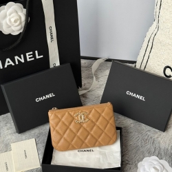 CHANEL カードケース カーフレザー レディース 11×7.5cm