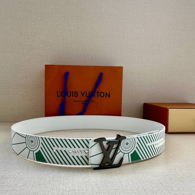 LV メンズ ベルト インプリント 両面用 4.0cm