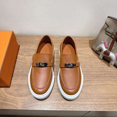 【HERMES】25新作スリッポンレザースリッポンメンズレディース