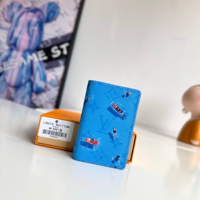 LOUIS VUITTON ポケット オーガナイザー カラードモノグラム キャンバス メンズ 11×7.5×1cm