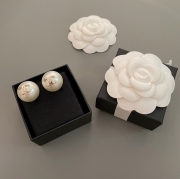 シャネル スタイル ピアス パール