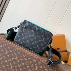 LOUIS VUITTON トリオ メッセンジャーバッグ モノグラムエクリプス リバース メンズ 25×18.5×7cm
