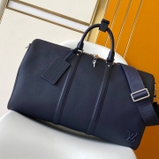 LOUIS VUITTON キープオール バンドリエール 50 モノグラムシャドウ レザー メンズ 50×29×23cm