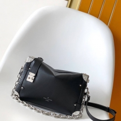 LV ショルダーバッグ ハンドバッグ サイドトランク 21×14×6cm