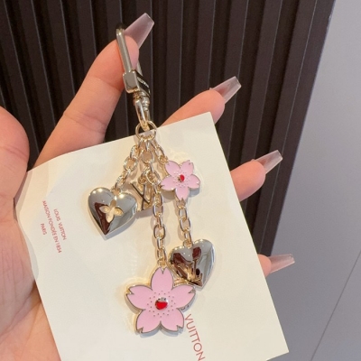 ルイ ヴィトン スタイル キーリング 村上隆 コラボ サクラ チャーム