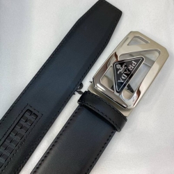 プラダ メンズ ベルト 自動バックル 34mm