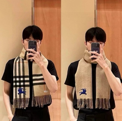 バーバリー クラシックカシミヤスカーフ 30x180