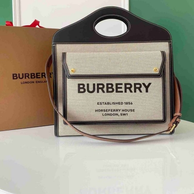 バーバリー トートバッグ ポケット 37×9.5×41cm