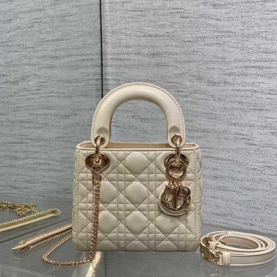 ディオール ハンドバッグ レディディオール 17×7×15cm